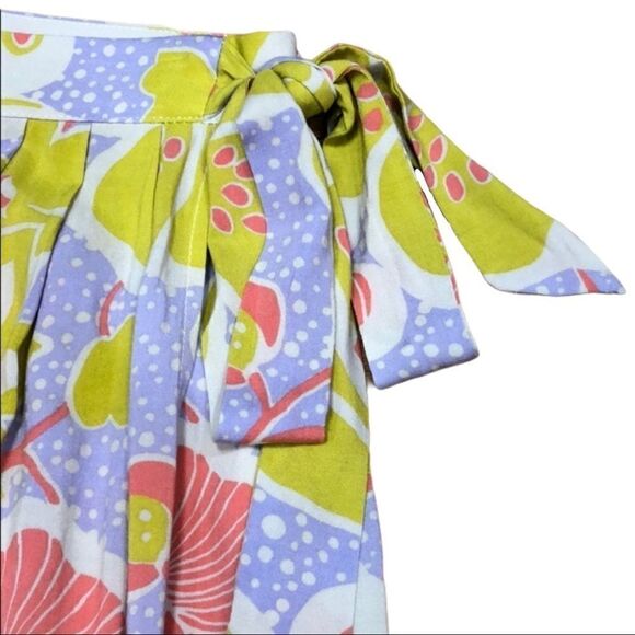 ModCloth Whole Lotta Loveliness Floral Faux Wrap Skirt Size Small - Picture 5 of 12